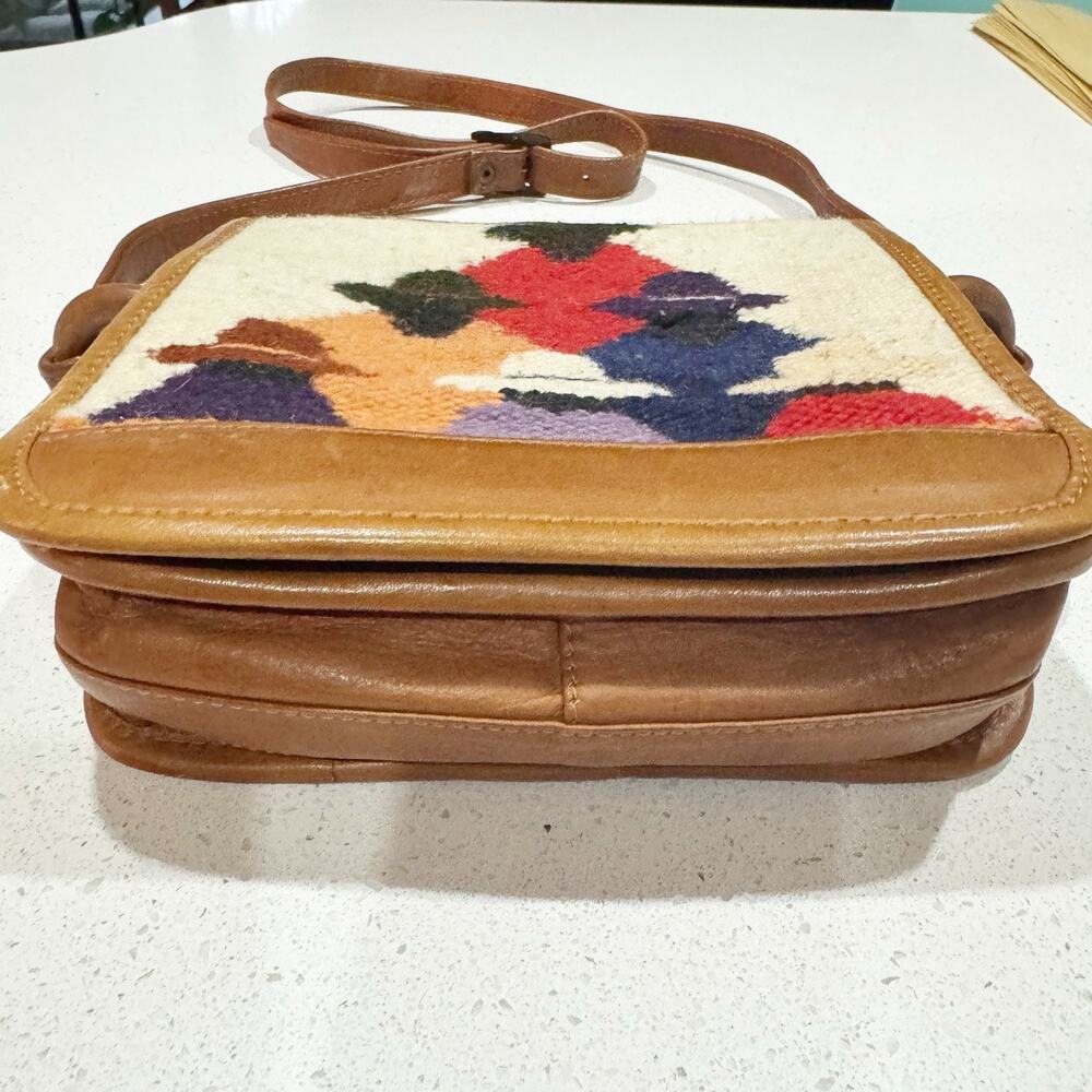American Angel Women Crossbody Purse Leather Kilim Western - Picture 2 of 9